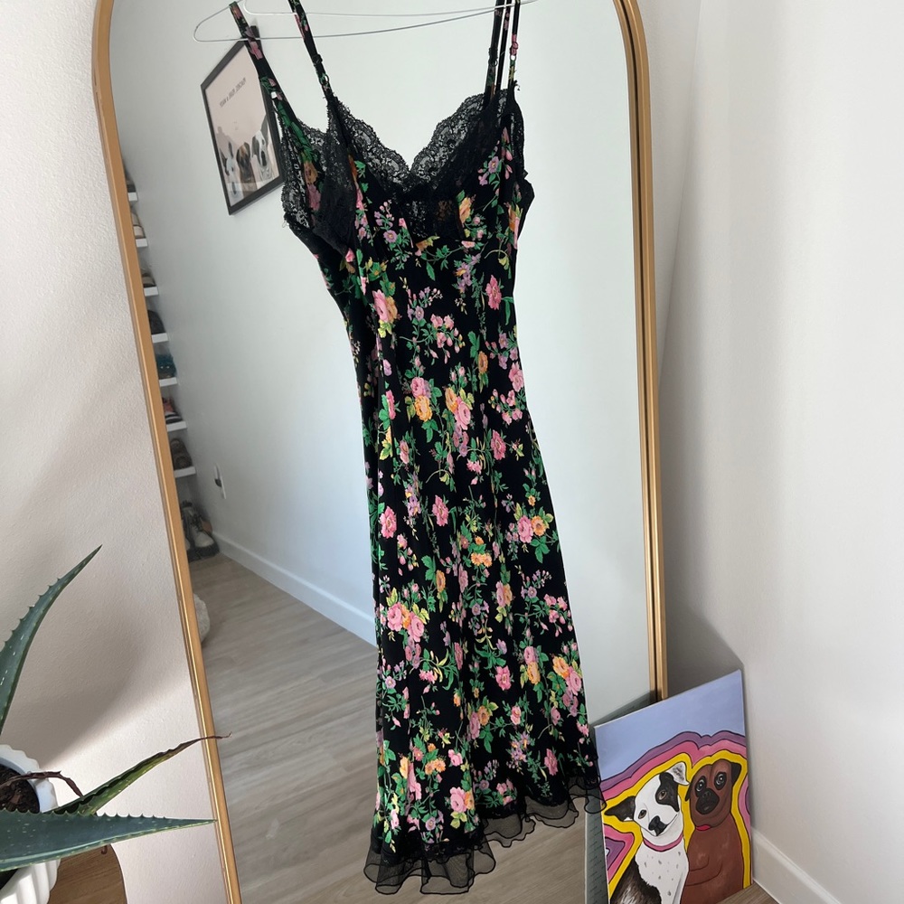 Vintage Betsey Johnson floral dress